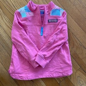 EUC Vineyard Vines Pink Pullover.  Great for Spring.  Size 4T